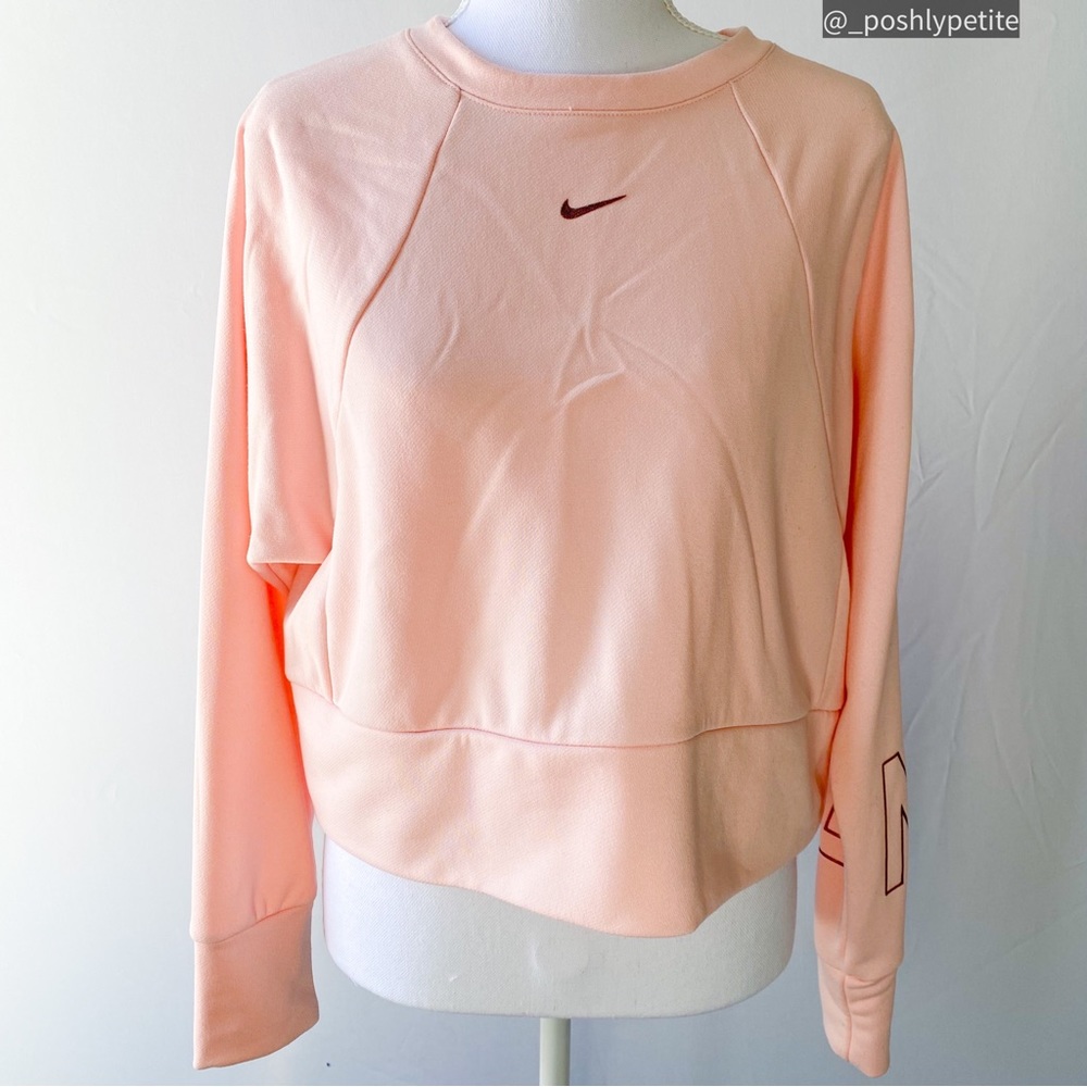 Nike pink pullover crewneck long sleeve sweater sportwear
